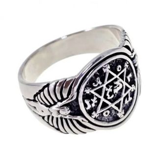 Anillo del Rey Salomón Plata de Ley 925