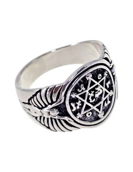 Anillo del Rey Salomón Plata de Ley 925