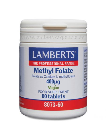 Methyl Folate 400 mcg. Lamberts - 60 tabletas