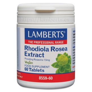 Rhodiola Rosea 250 mg. Lamberts -  60 tabletas