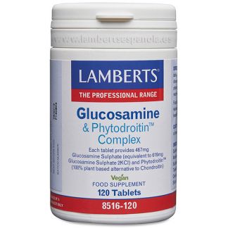 Complejo de Glucosamina y Fitodroitina Lamberts - 120 tabletas