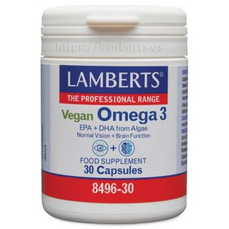 Omega 3 Vegano Lamberts - 30 cápsulas