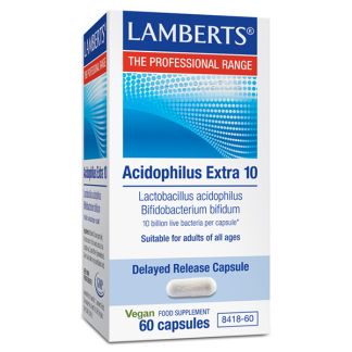 Acidophilus Extra 10 Lamberts - 60 cápsulas