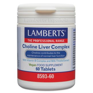 Choline Liver Complex Lamberts - 60 tabletas