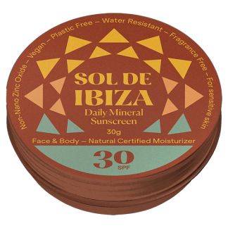 Crema Solar SPF 30 Bio Sol de Ibiza - 30 ml.