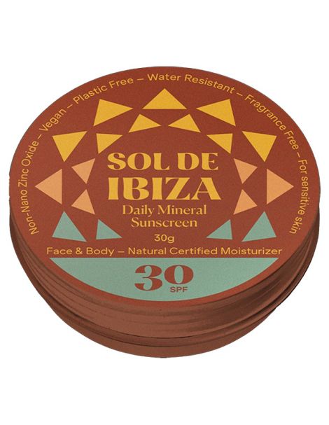 Crema Solar SPF 30 Bio Sol de Ibiza - 30 ml.