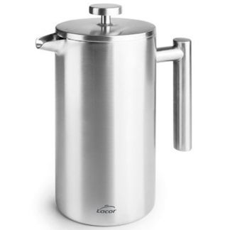 Cafetera Francesa de Acero Inoxidable Lacor - 1000 ml.