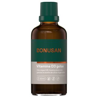 Vitamina D3 Gotas Bonusan - 50 ml.