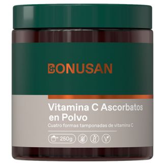 Vitamina C Polvo de Ascorbatos Bonusan - 250 gramos