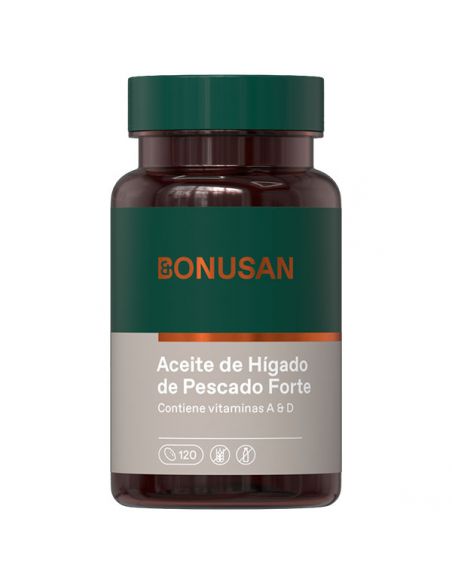 Aceite de Hígado de Pescado Forte Bonusan - 120 perlas