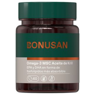 Omega 3 MSC Aceite de Krill Bonusan - 60 perlas