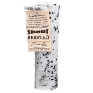 Vela Artesanal de Soja con Shungit - Reseteo