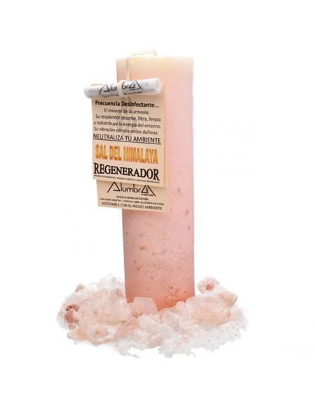 Vela Artesanal de Soja con Sal del Himalaya - Regenerador