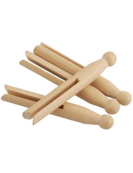 Pinzas para Ropa de Madera Onlywood Ecodis - 25 unidades