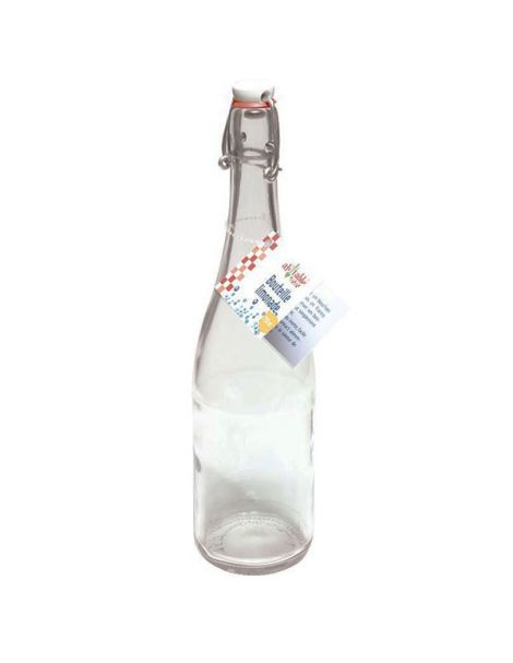 Botella de Vidrio con Cierre Hermético de Alambre - 750 ml.