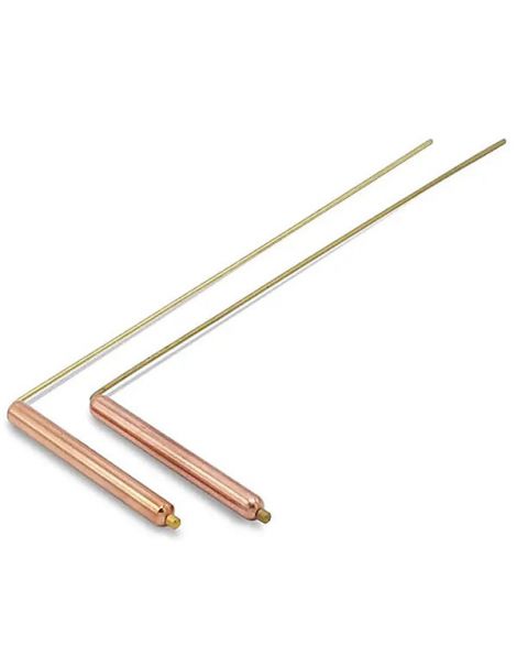 Varillas de Radiestesia Metal con Mango de Cobre