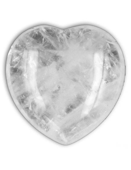 Corazón de Cuarzo de Cristal - 5.5 cm.