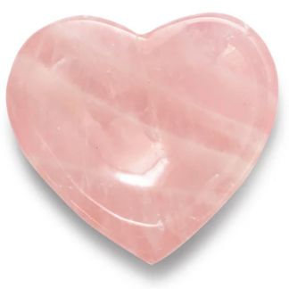 Corazón de Cuarzo Rosa - 6 cm.