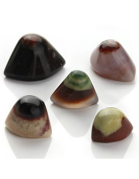 Piedra Ojo de Shiva (Ágata Natural) - 5 unidades