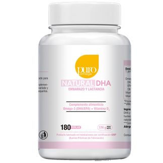 Natural DHA Embarazo y Lactancia Puro Omega - 180 perlas