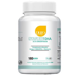 Natural DHA Alta Concentración Puro Omega - 180 perlas