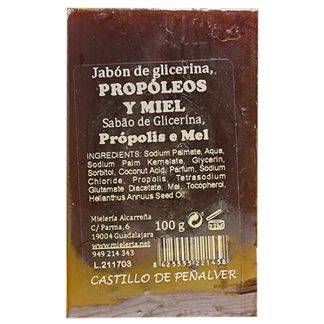 Jabón de Propóleos, Miel y Glicerina Castillo de Peñalver - 100 gramos