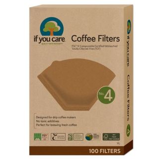 Filtros de Papel Ecológico para Cafetera If You Care - nº. 4