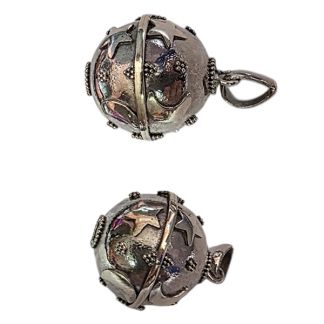 Colgante Llama Ángeles Luna Estrella en Plata de Ley