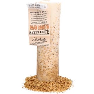 Vela Artesanal de Soja con Palo Santo - Repelente