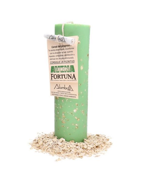 Vela Artesanal de Soja con Avena - Fortuna