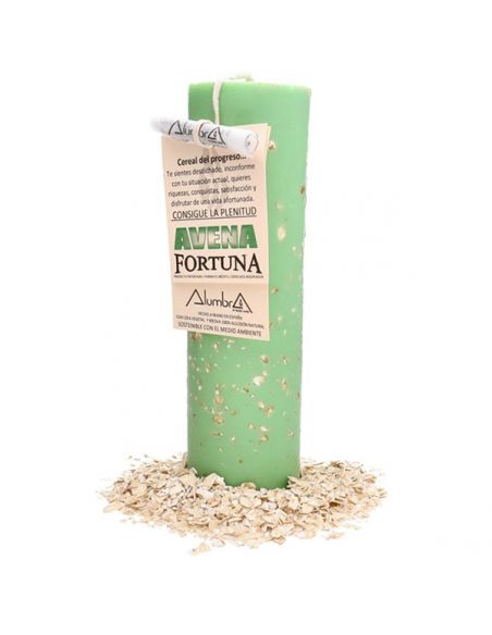 Vela Artesanal de Soja con Avena - Fortuna