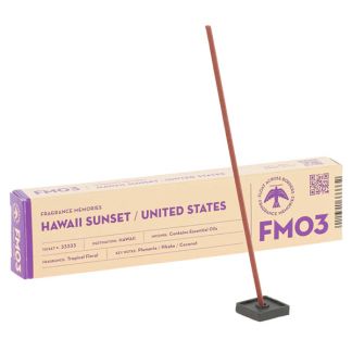 Incienso Fragance Memories Hawaii Sunset Estados Unidos - 15 barritas
