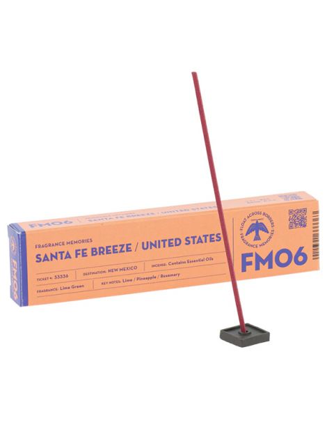 Incienso Fragance Memories Santa Fe Breeze Estados Unidos - 15 barritas