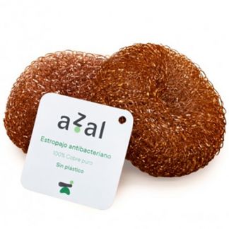 Estropajo de Cobre Puro Azal - 2 unidades