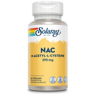 NAC (N-Acetil-Cisteína) 295 mg. Solaray - 60 cápsulas