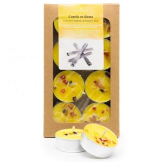 Vela de Té con Cera de Soja Canela en Rama Canvela