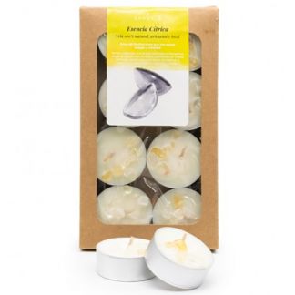 Vela de Té con Cera de Soja Esencia Cítrica Canvela