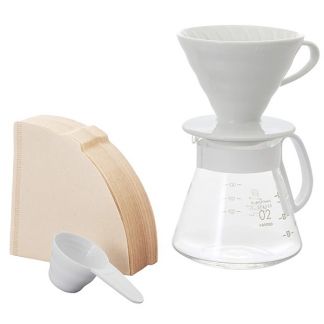 Cafetera de Goteo Cristal y Cerámica V60 Hario - 600 ml.