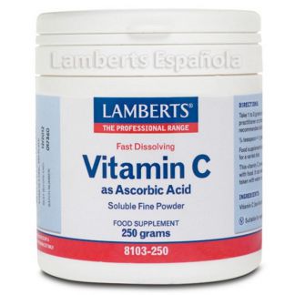 Vitamina C (Ácido Ascórbico). Lamberts - 250 gramos
