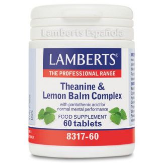 Complejo de L-Teanina y Bálsamo de Limón Lamberts - 60 tabletas