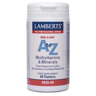 A to Z Multi (Vitaminas y Minerales) Lamberts - 60 tabletas