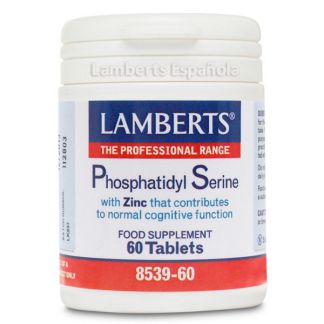 Fosfatidil Serina 100 mg. con Zinc Lamberts -  60 tabletas