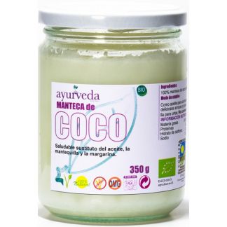 Manteca de Coco Ayurveda Auténtico - 350 gramos