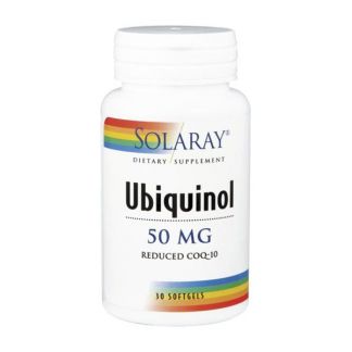 Ubiquinol CoQ10 50 mg. Solaray - 30 perlas