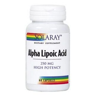 Ácido Alfa Lipoico 250 mg. Solaray - 60 cápsulas