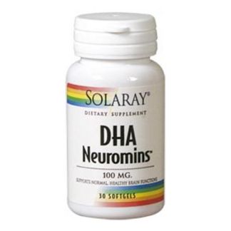 DHA Neuromins 100 mg. Solaray - 30 perlas