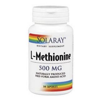 L-Metionina 500 mg. Solaray - 30 cápsulas