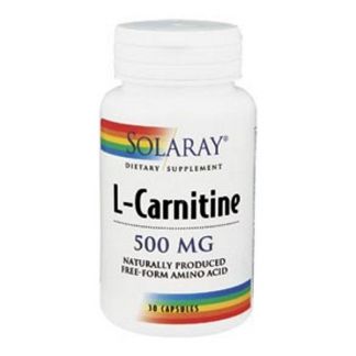 L-Carnitina 500 mg. Solaray - 30 cápsulas