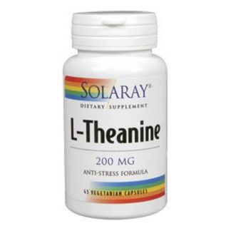 L-Teanina 200 mg. Solaray - 45 cápsulas