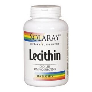 Lecitina Oil Free Solaray - 100 cápsulas